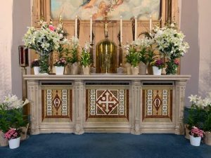 Tabernacle at Easter, Immaculate Conception Church Ithaca