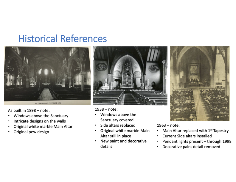 historical references from 1989, 1938, and 1963 in preparation for the 2022 renewal project